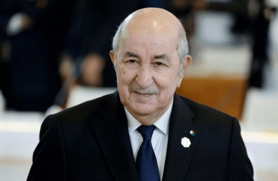 algerian president tebboune declared candidate for second term