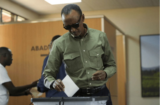 in rwanda's presidential election