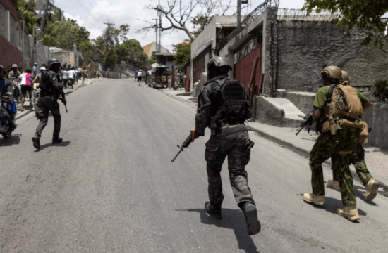 police from kenya start patrols in haiti among growing gang violence