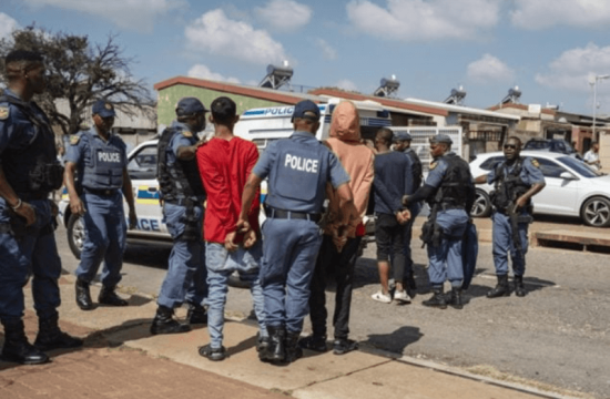 south african police arrest 95 libyan nationals in raid on suspected military training camp