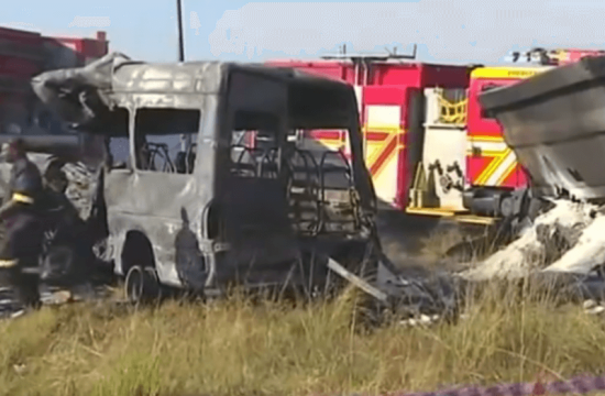 tragic minibus accident claims twelve schoolchildren in south africa