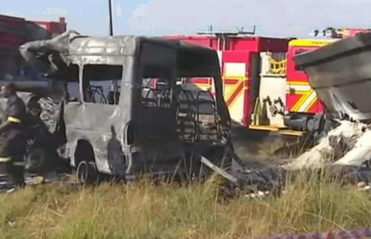 tragic minibus accident claims twelve schoolchildren in south africa