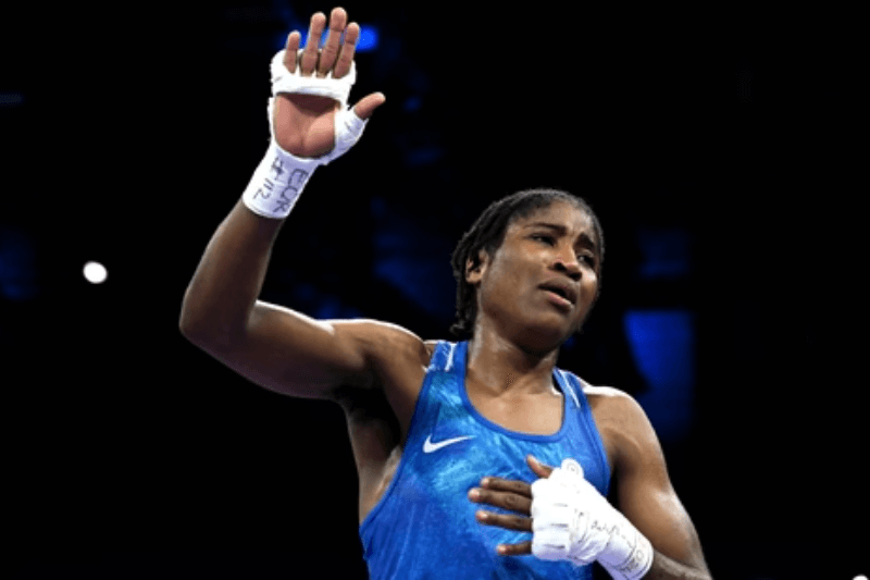 paris 2024 olympic games ngamba one victory away from refugees' first medal