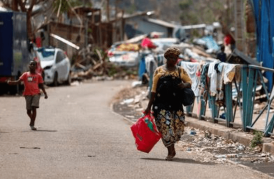 Families in Mayotte rebuilding their homes complain of lack of help