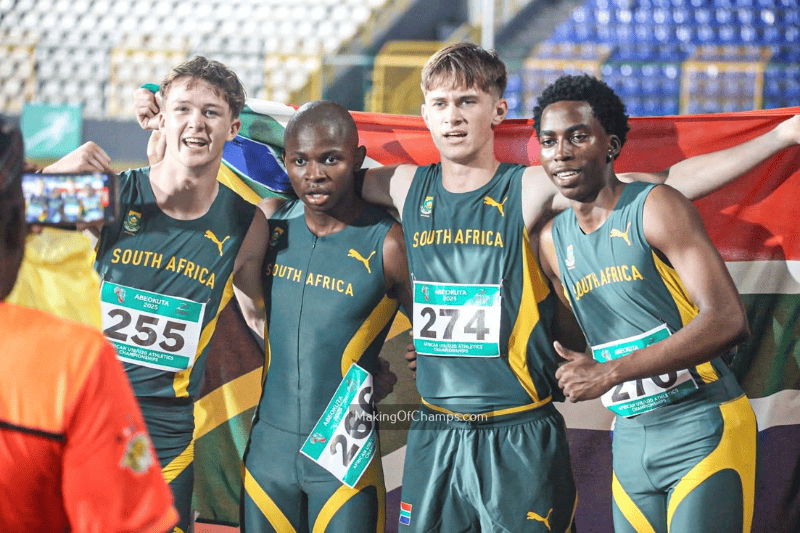 golden trio shines sa athletes win 5 medals at african youth championships in nigeria