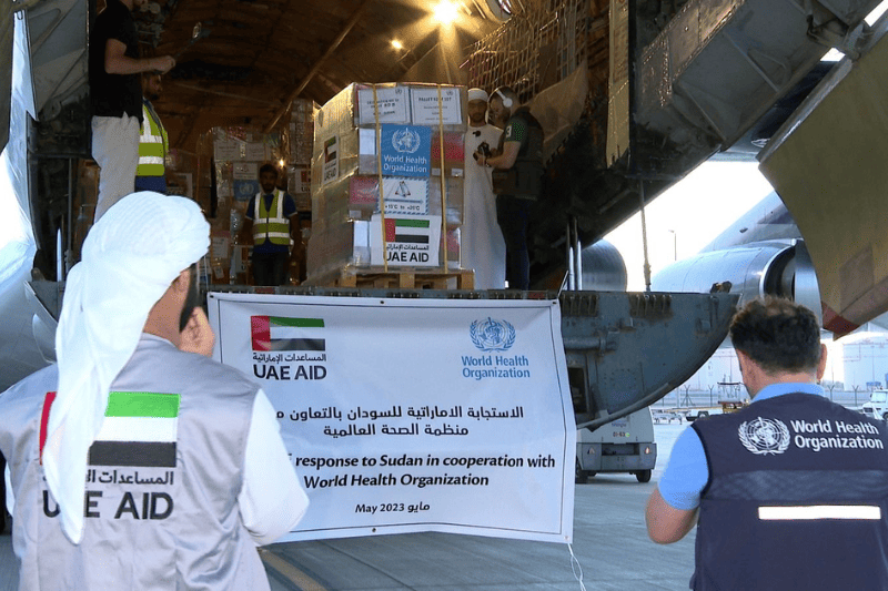 sudan humanitarian aid and support of the uae
