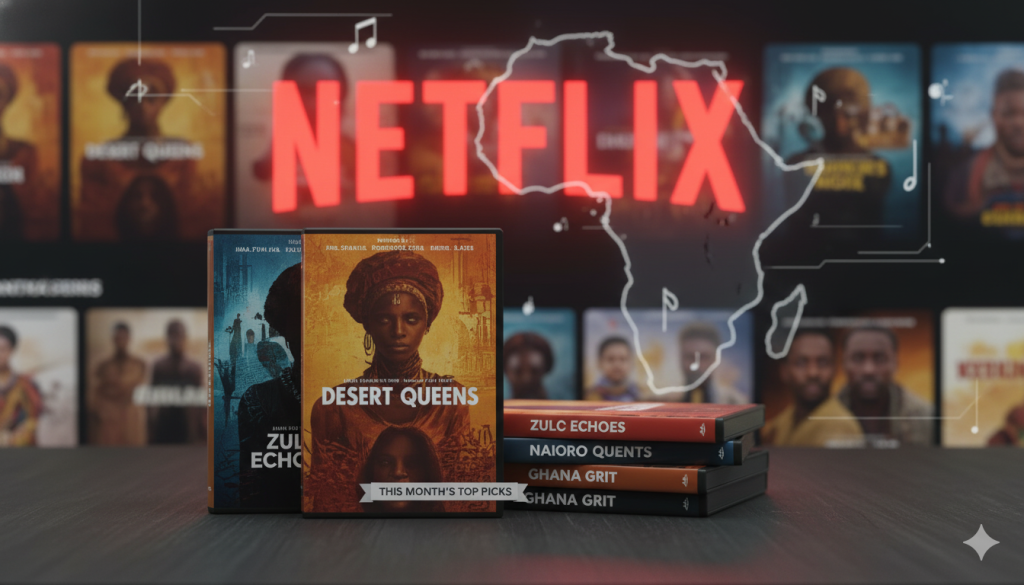 top african movies series netflix this month