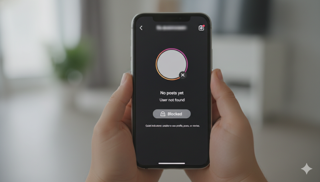 how to know if someone blocked you on instagram