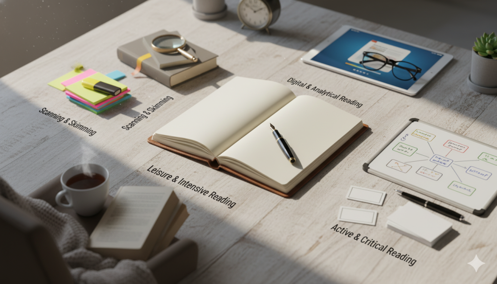 learn types of reading that help build better study habits fast