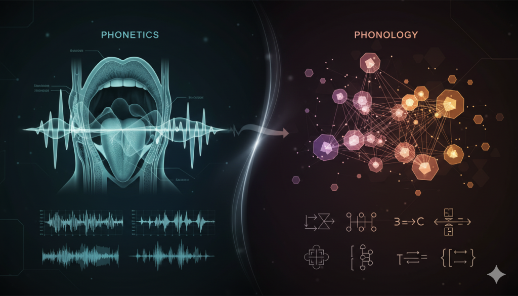 what is the difference between phonetics and phonology
