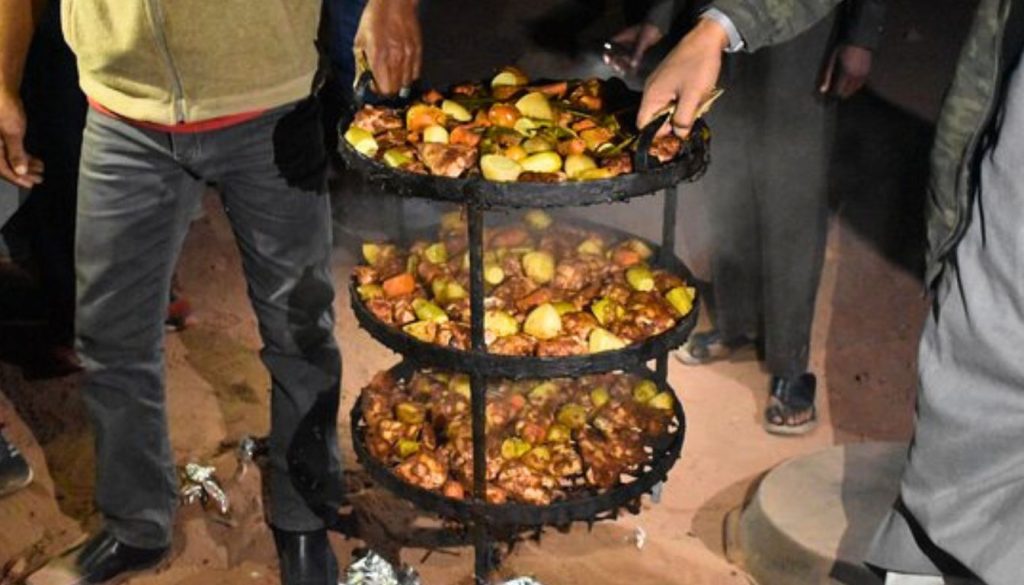 Bedouin iftar dishes in Sinai