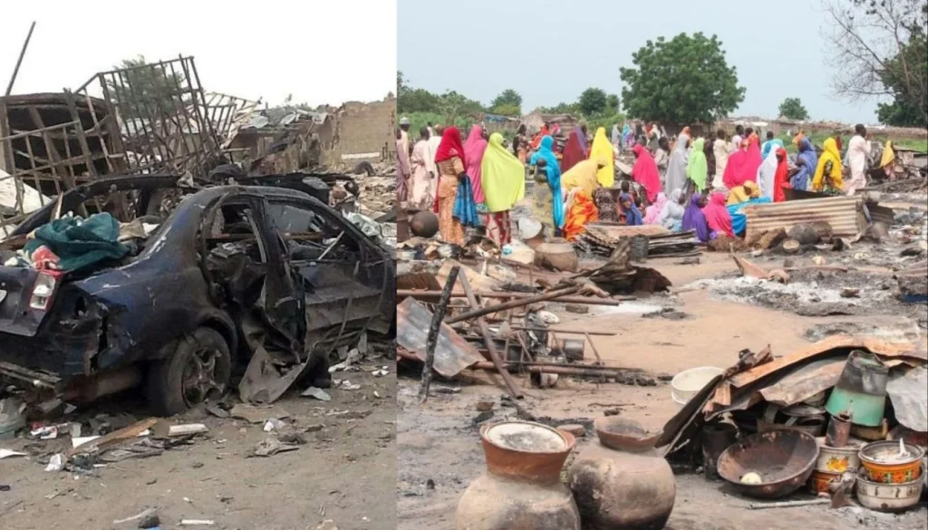Nigerian Air Force airstrike market investigation