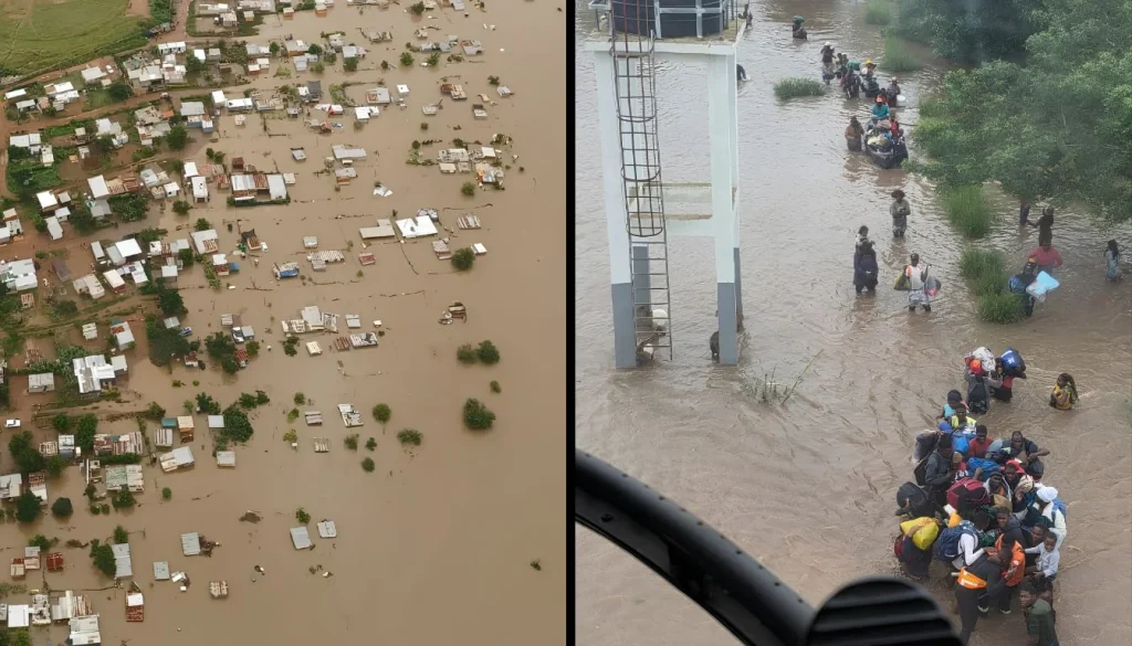 Southern Africa floods climate change