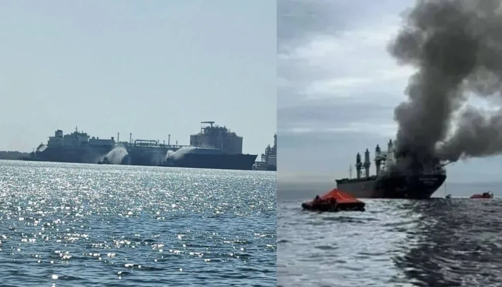 Damietta Port drone attack