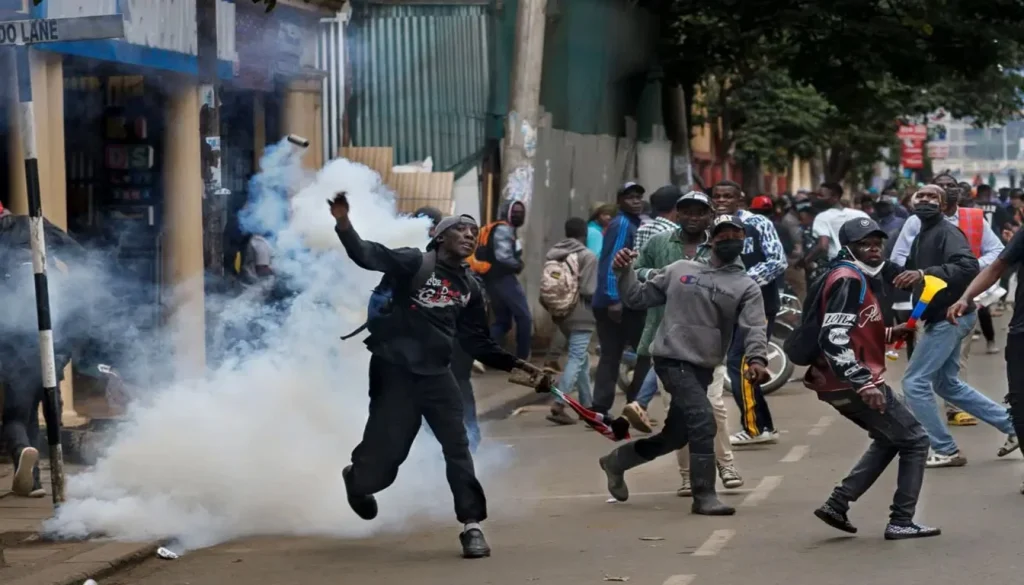Nairobi tax protests