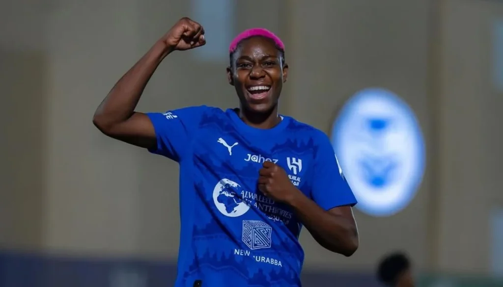 Asisat Oshoala Nigeria WAFCON win