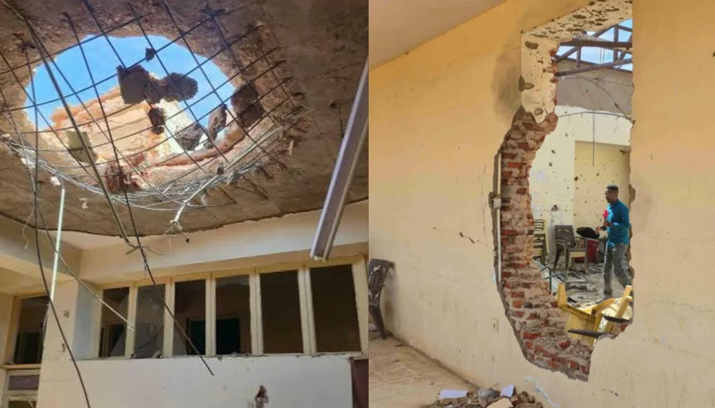 Sudan court drone attack