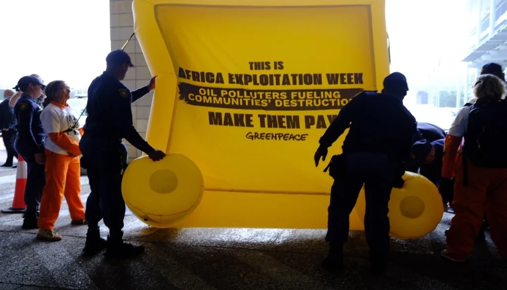 African Energy Week Protests