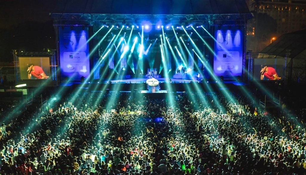 African Music Festival Crowd