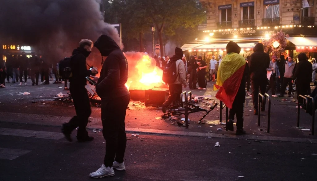 France protests is accused of Muslim Brotherhood connections
